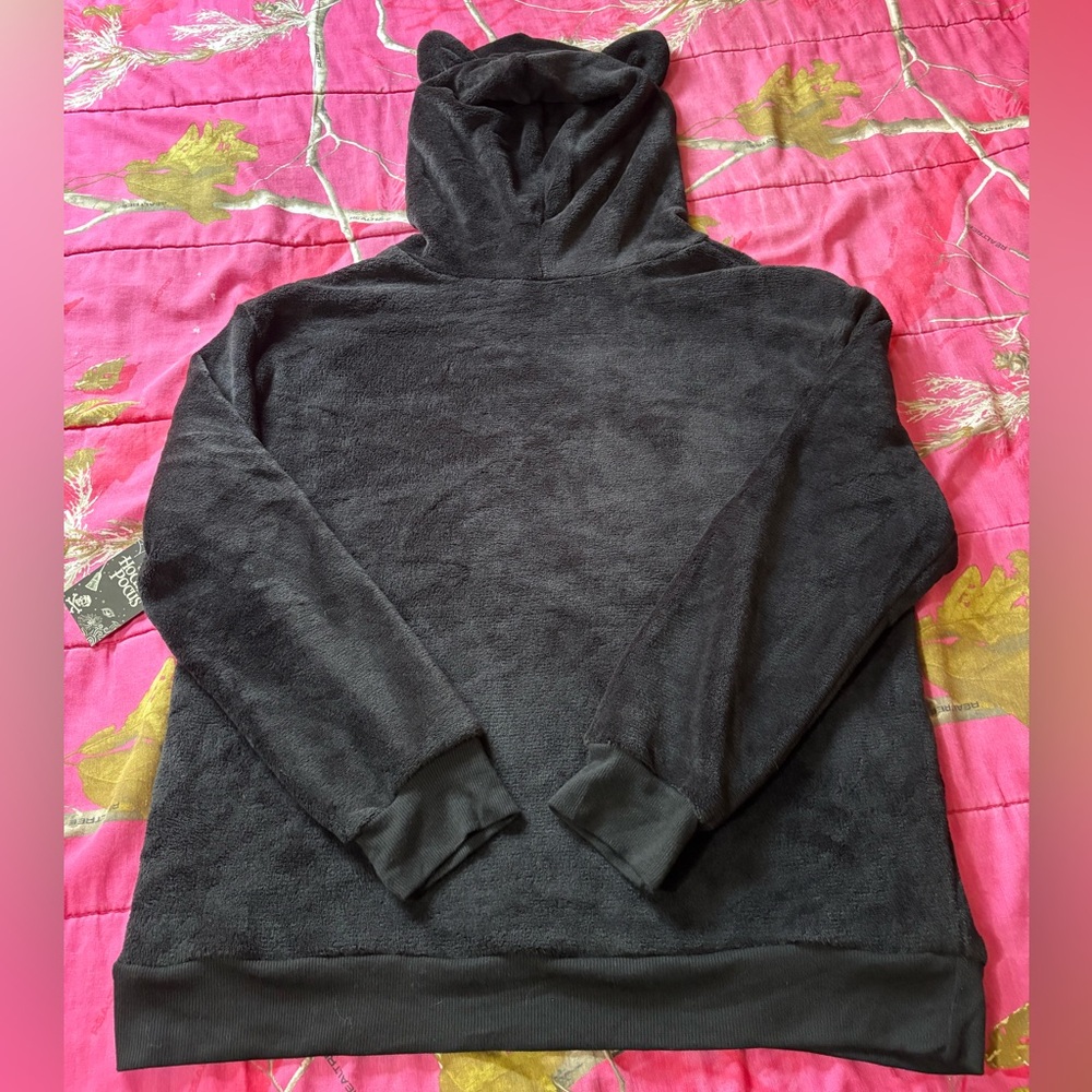 Disney Black Hocus Pocus Cat Ear Hoodie - Picture 8 of 9
